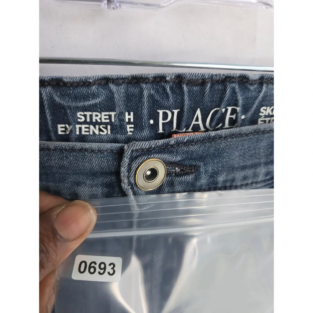 The Children's Place Skinny Jeans Boys Blue Dark Wash Skinny Mid Skinny
